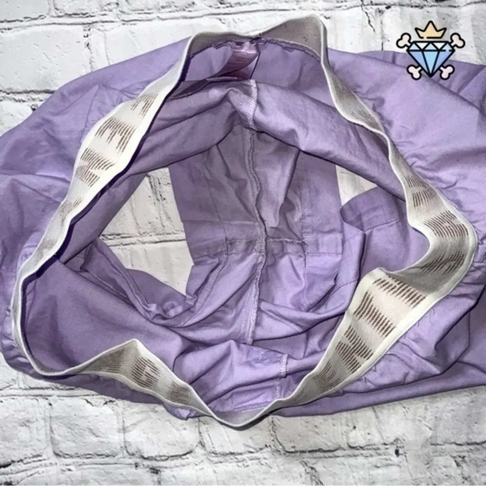 SAVAGE X FENTY LAVENDER GOLD BOXER SHORTS SIZE LARGE LOUNGEWEAR